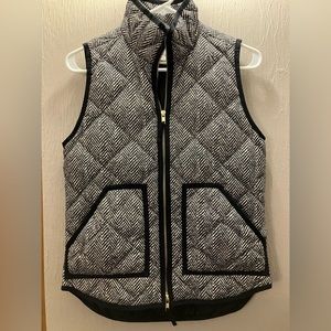 J. Crew Herringbone Quilted Vest Puffer Size XXS